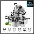 9 PCS Stainless Steel Italian Pasta Cookware Set and Cooking Pot Set
